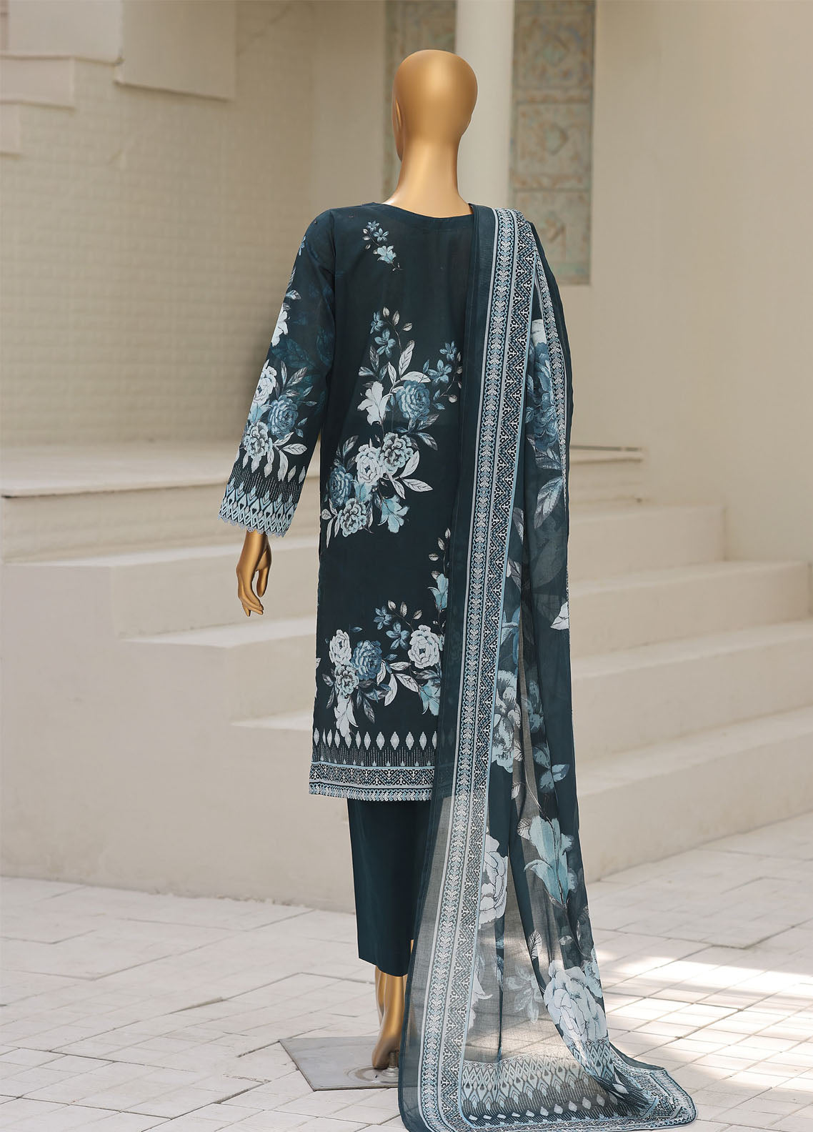 Asasa By HZ Textiles Digital Embroidered Lawn 3 Piece Unstitched Suit HZ26ADPEL D-ACE-1009 Asasa By HZ Textiles Digital Embroidered Lawn 3 Piece Unstitched Suit HZ26ADPEL D-ACE-1009
