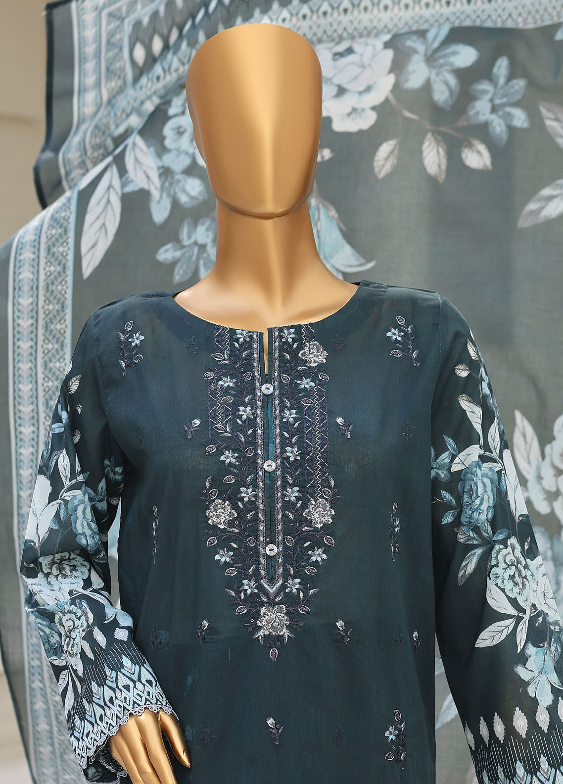 Asasa By HZ Textiles Digital Embroidered Lawn 3 Piece Unstitched Suit HZ26ADPEL D-ACE-1009 Asasa By HZ Textiles Digital Embroidered Lawn 3 Piece Unstitched Suit HZ26ADPEL D-ACE-1009