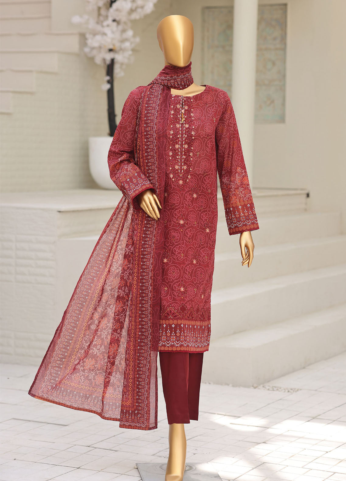 Asasa By HZ Textiles Digital Embroidered Lawn 3 Piece Unstitched Suit HZ26ADPEL D-ACE-1010 Asasa By HZ Textiles Digital Embroidered Lawn 3 Piece Unstitched Suit HZ26ADPEL D-ACE-1010