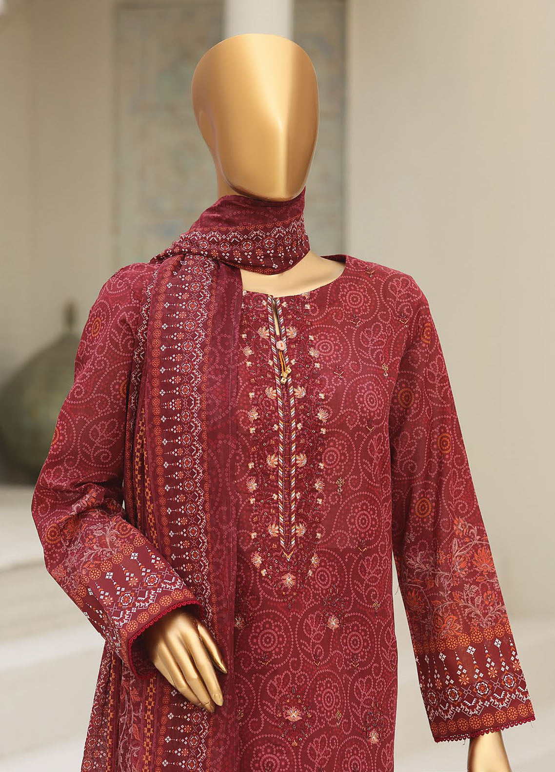 Asasa By HZ Textiles Digital Embroidered Lawn 3 Piece Unstitched Suit HZ26ADPEL D-ACE-1010 Asasa By HZ Textiles Digital Embroidered Lawn 3 Piece Unstitched Suit HZ26ADPEL D-ACE-1010