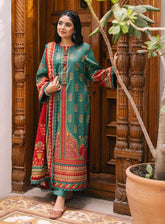 Asim Jofa Printed Lawn Suits Unstitched 3 Piece - AJ24BP AJGB-01