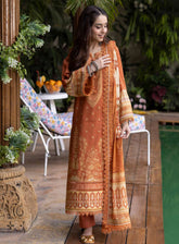 Asim Jofa Printed Lawn Suits Unstitched 3 Piece - AJ24BP AJGB-02