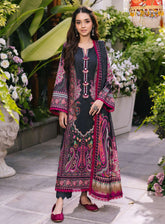 Asim Jofa Printed Lawn Suits Unstitched 3 Piece - AJ24BP AJGB-05
