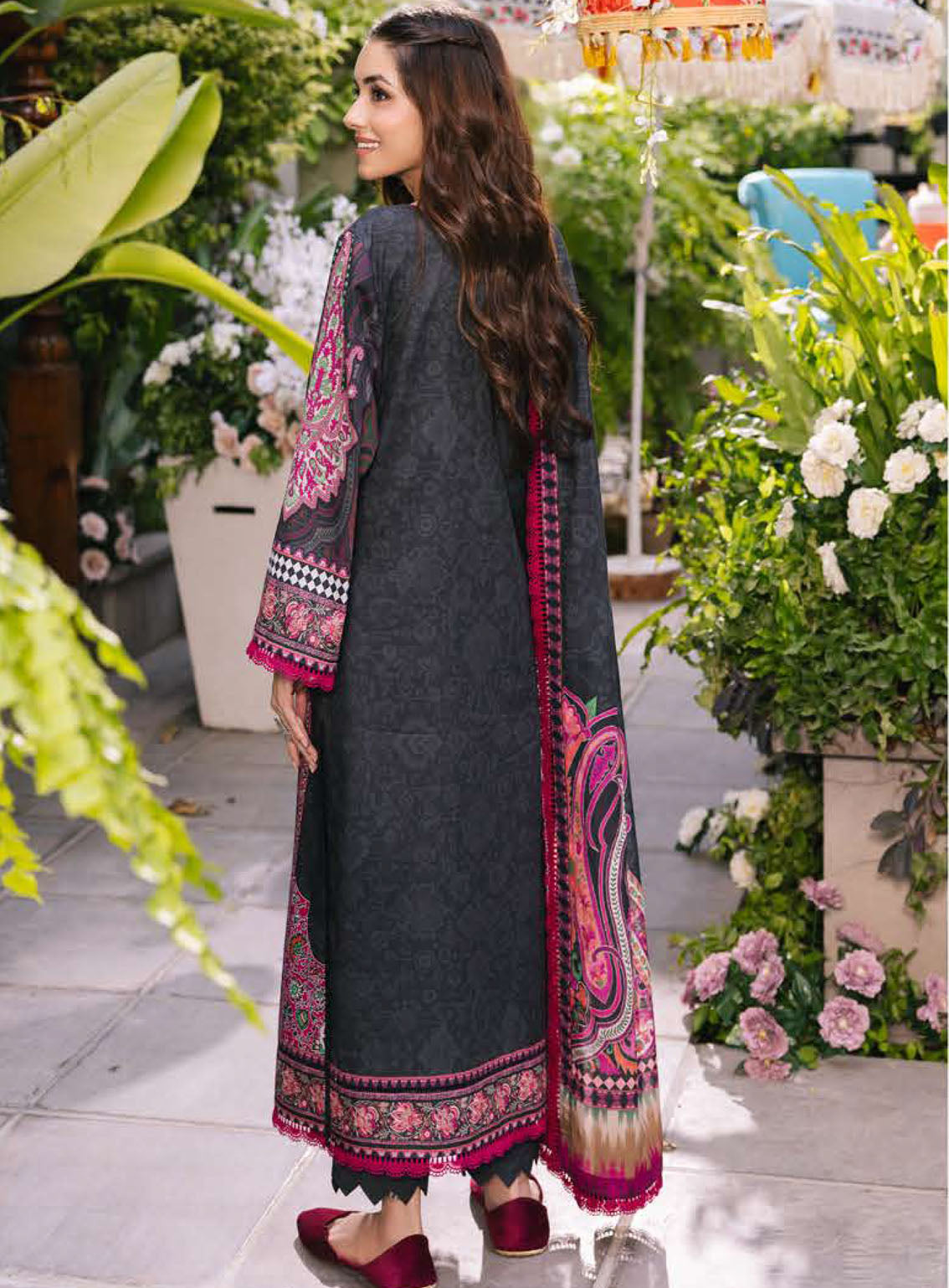 Asim Jofa Printed Lawn Suits Unstitched 3 Piece - AJ24BP AJGB-05 Asim Jofa Printed Lawn Suits Unstitched 3 Piece - AJ24BP AJGB-05