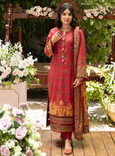 Asim Jofa Printed Lawn Suits Unstitched 3 Piece - AJ24BP AJGB-10