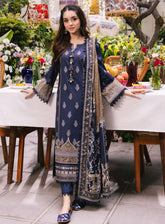 Asim Jofa Printed Lawn Suits Unstitched 3 Piece - AJ24BP AJGB-11
