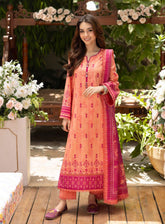 Asim Jofa Printed Lawn Suits Unstitched 3 Piece - AJ24BP AJGB-12