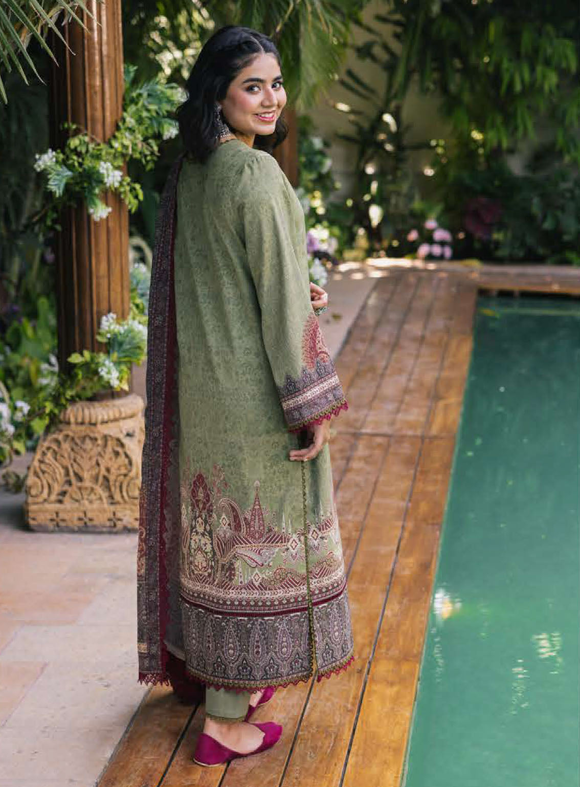 Asim Jofa Printed Lawn Suits Unstitched 3 Piece - AJ24BP AJGB-15 Asim Jofa Printed Lawn Suits Unstitched 3 Piece - AJ24BP AJGB-15