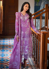 Astoria By Mushq Festive Embroidered Lawn 3 Piece Unstitched Suit MQ26AFL D-01 ARIELLE