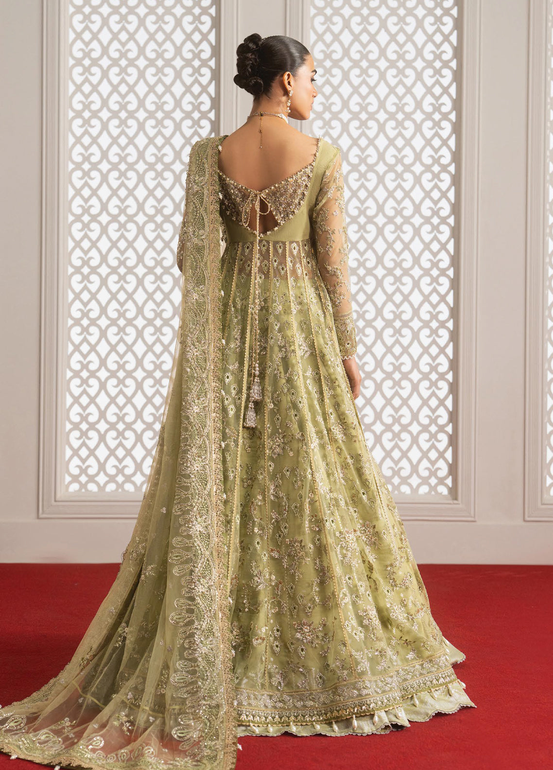 Aure By Afrozeh Formals Embroidered Net 3 Piece Unstitched Suit AF26AF D-1234 THEODORA Aure By Afrozeh Formals Embroidered Net 3 Piece Unstitched Suit AF26AF D-1234 THEODORA