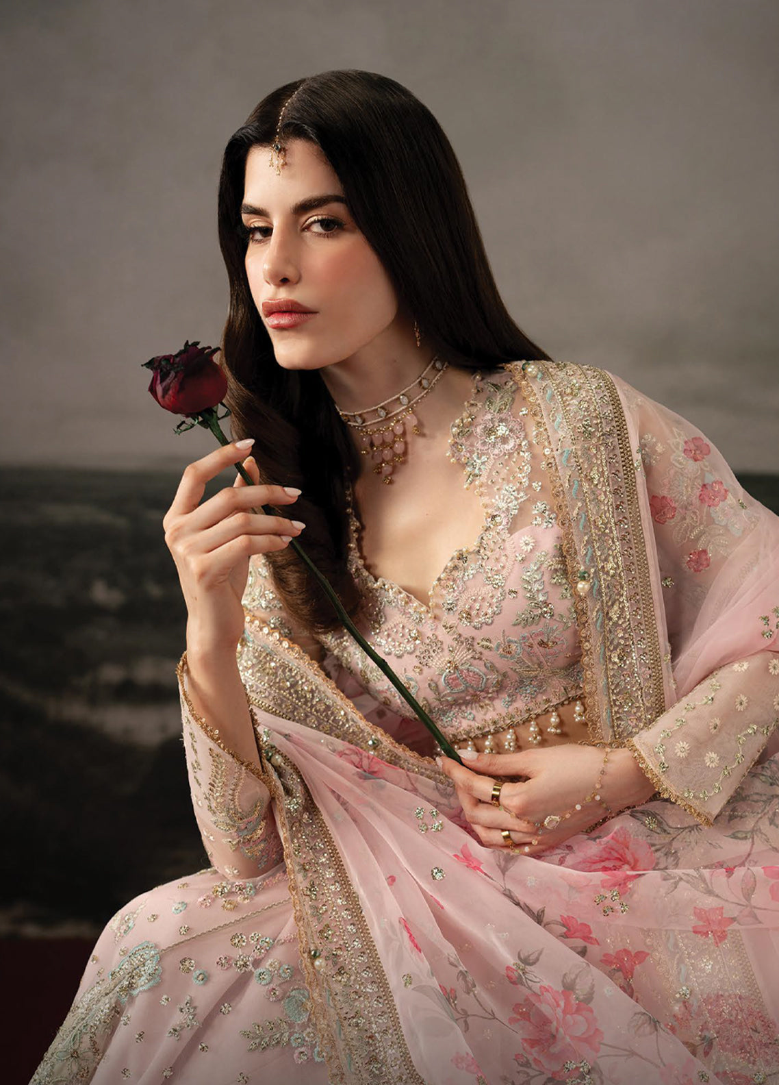 Aure By Afrozeh Formals Embroidered Net 3 Piece Unstitched Suit AF26AF D-1235 NOBLESSE Aure By Afrozeh Formals Embroidered Net 3 Piece Unstitched Suit AF26AF D-1235 NOBLESSE