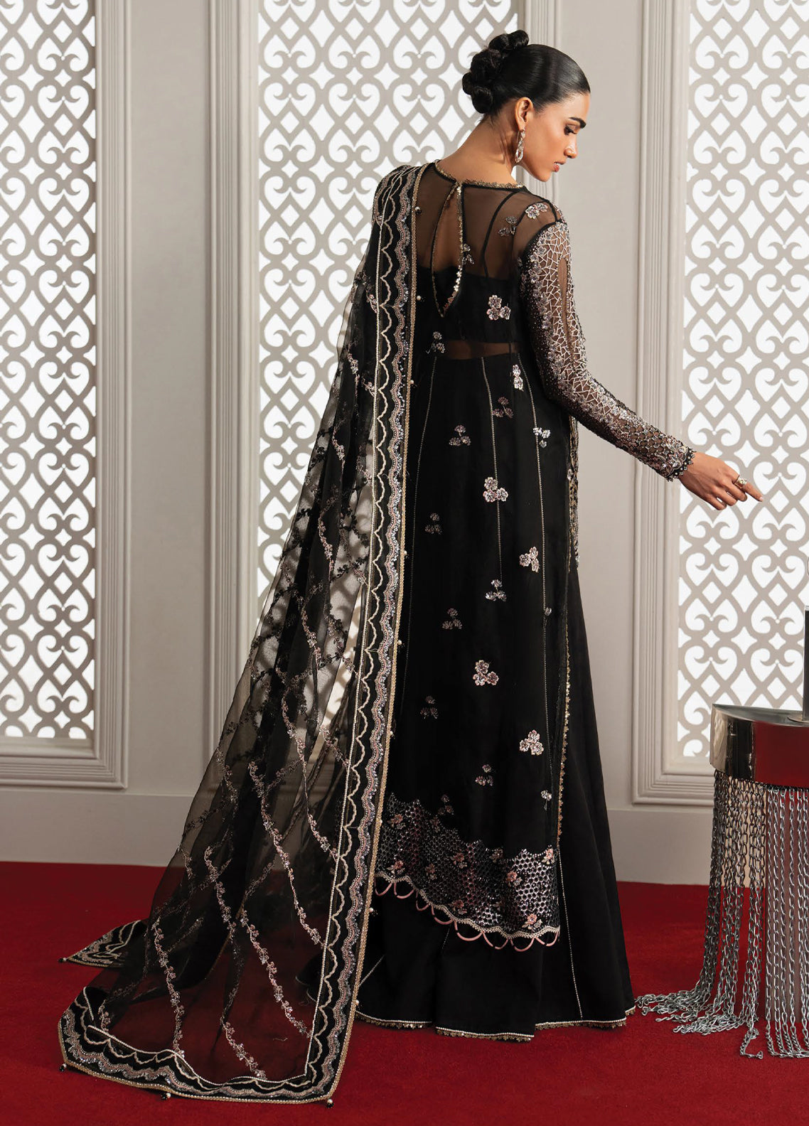 Aure By Afrozeh Formals Embroidered Organza 3 Piece Unstitched Suit AF26AF D-1231 MAGNIFIQUE Aure By Afrozeh Formals Embroidered Organza 3 Piece Unstitched Suit AF26AF D-1231 MAGNIFIQUE