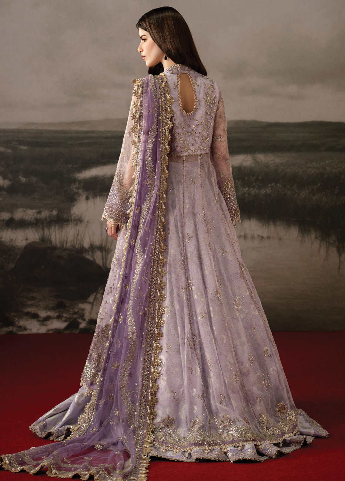 Aure By Afrozeh Formals Embroidered Organza 3 Piece Unstitched Suit AF26AF D-1232 MONET Aure By Afrozeh Formals Embroidered Organza 3 Piece Unstitched Suit AF26AF D-1232 MONET