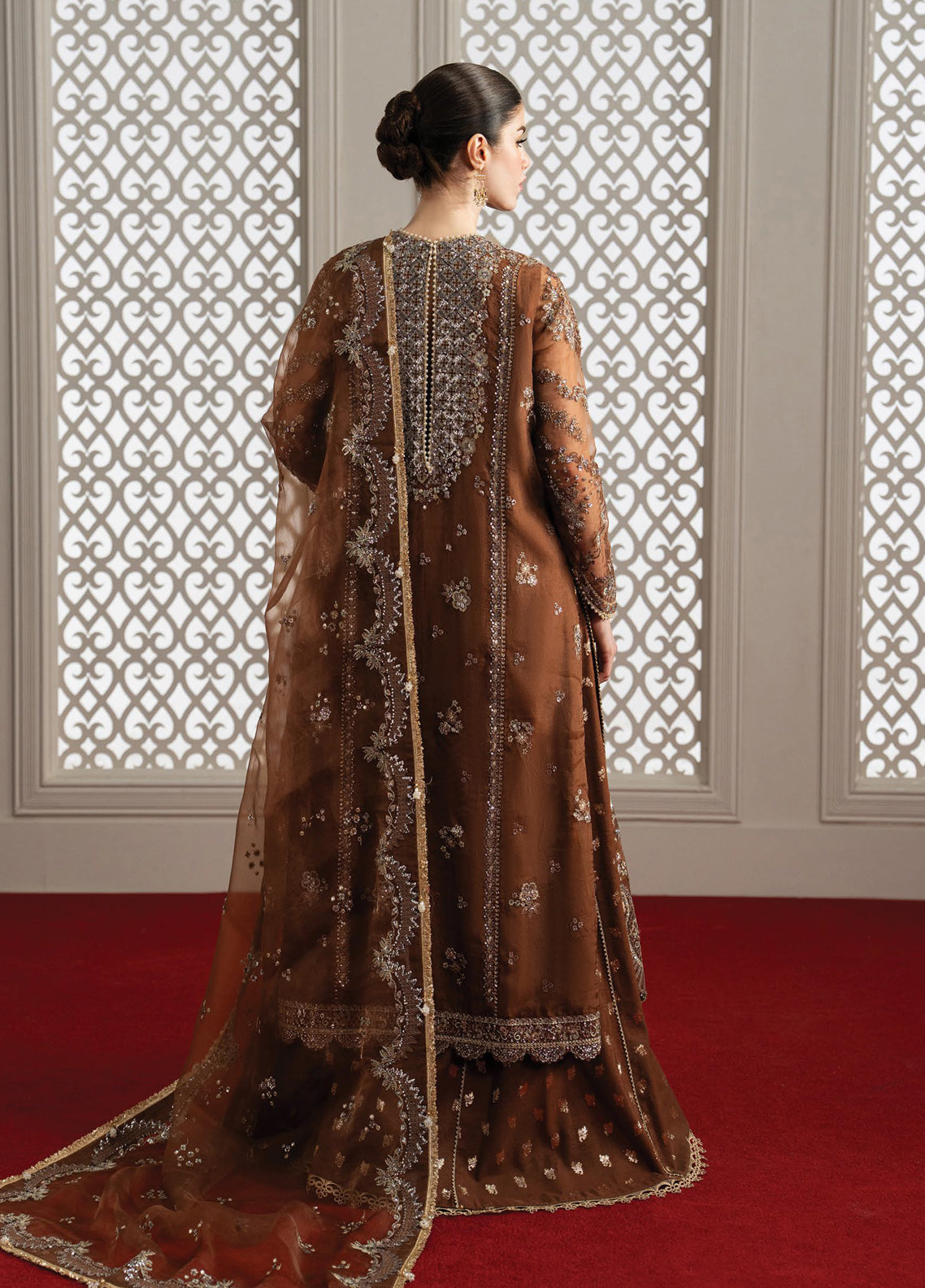 Aure By Afrozeh Formals Embroidered Organza 3 Piece Unstitched Suit AF26AF D-1236 ISADORA Aure By Afrozeh Formals Embroidered Organza 3 Piece Unstitched Suit AF26AF D-1236 ISADORA