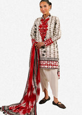 Autumn Parade By Gul Ahmed Embroidered Cotton 3 Piece Unstitched Suit GA26APMS D-DN-62062