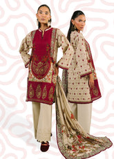 Autumn Parade By Gul Ahmed Embroidered Cotton 3 Piece Unstitched Suit GA26APMS D-DN-62064