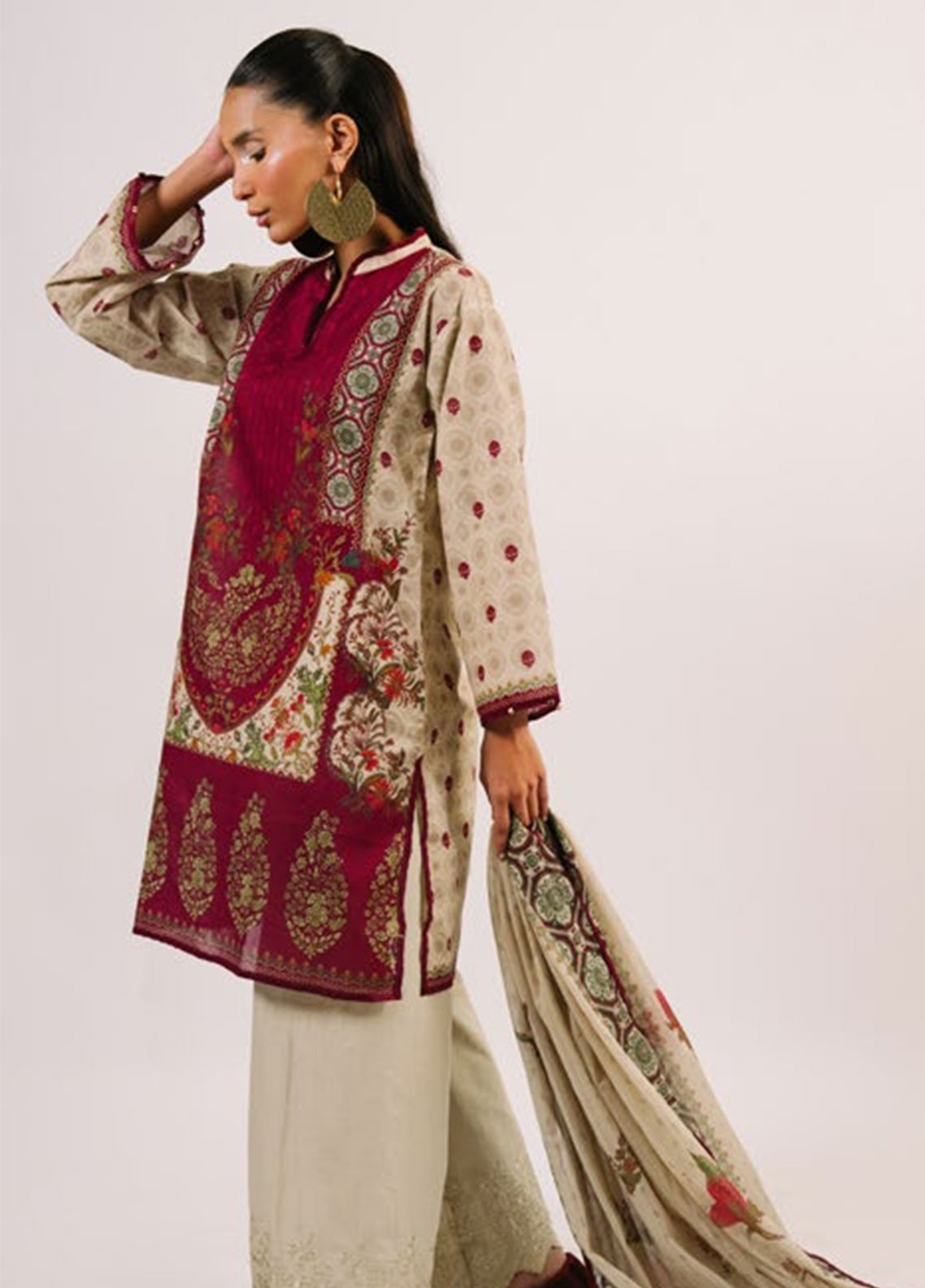 Autumn Parade By Gul Ahmed Embroidered Cotton 3 Piece Unstitched Suit GA26APMS D-DN-62064 Autumn Parade By Gul Ahmed Embroidered Cotton 3 Piece Unstitched Suit GA26APMS D-DN-62064