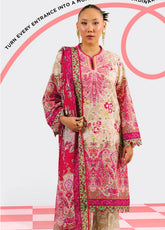Autumn Parade By Gul Ahmed Embroidered Cotton 3 Piece Unstitched Suit GA26APMS D-DN-62068
