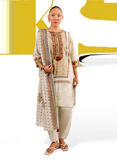 Autumn Parade By Gul Ahmed Printed Cotton 3 Piece Unstitched Suit GA26APMS D-CBN-62021