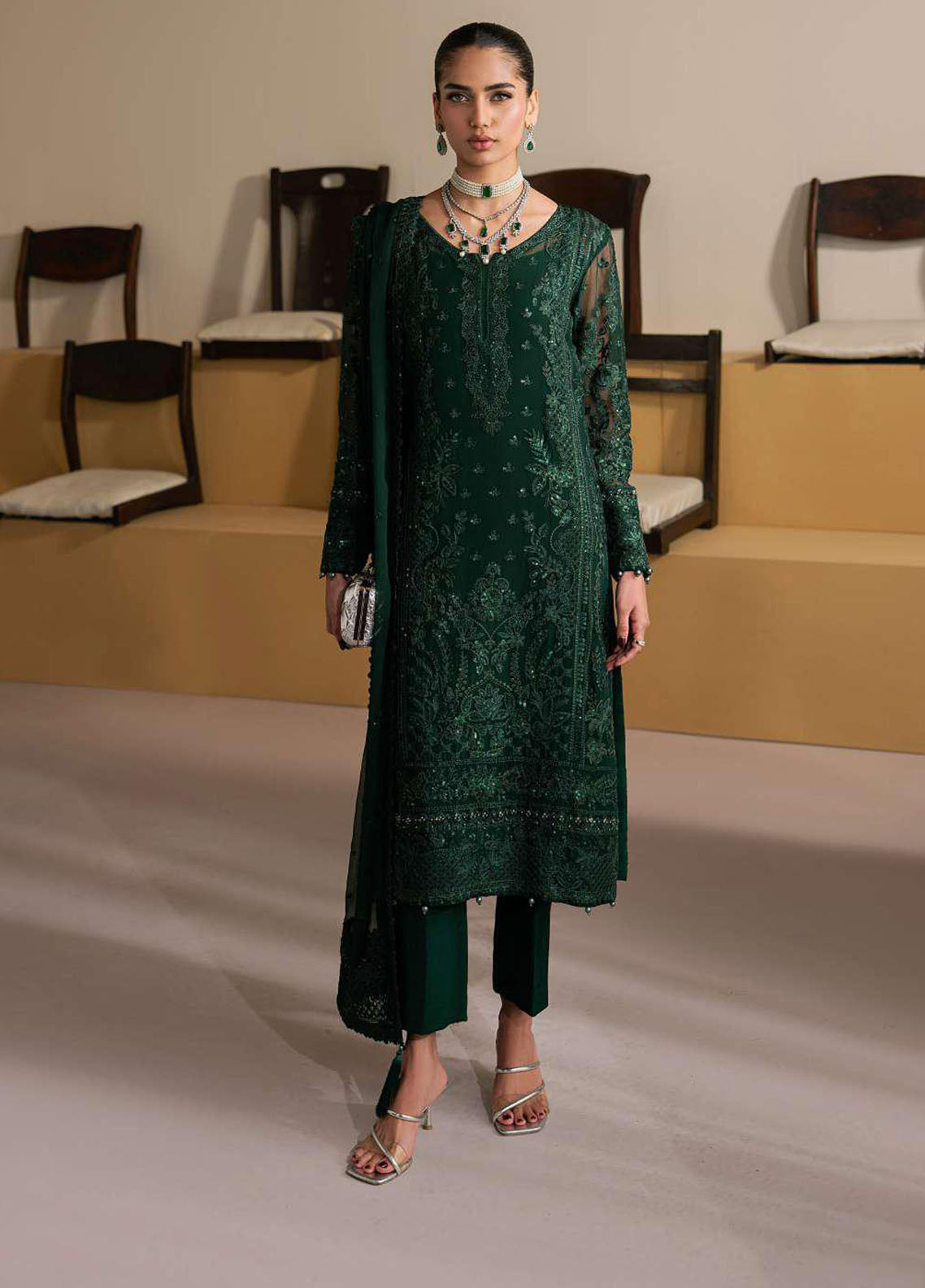 Ayla By Gulaal Embroidered Chiffon 3 Piece Unstitched Suit GL26ALC D-35 AEVA Ayla By Gulaal Embroidered Chiffon 3 Piece Unstitched Suit GL26ALC D-35 AEVA