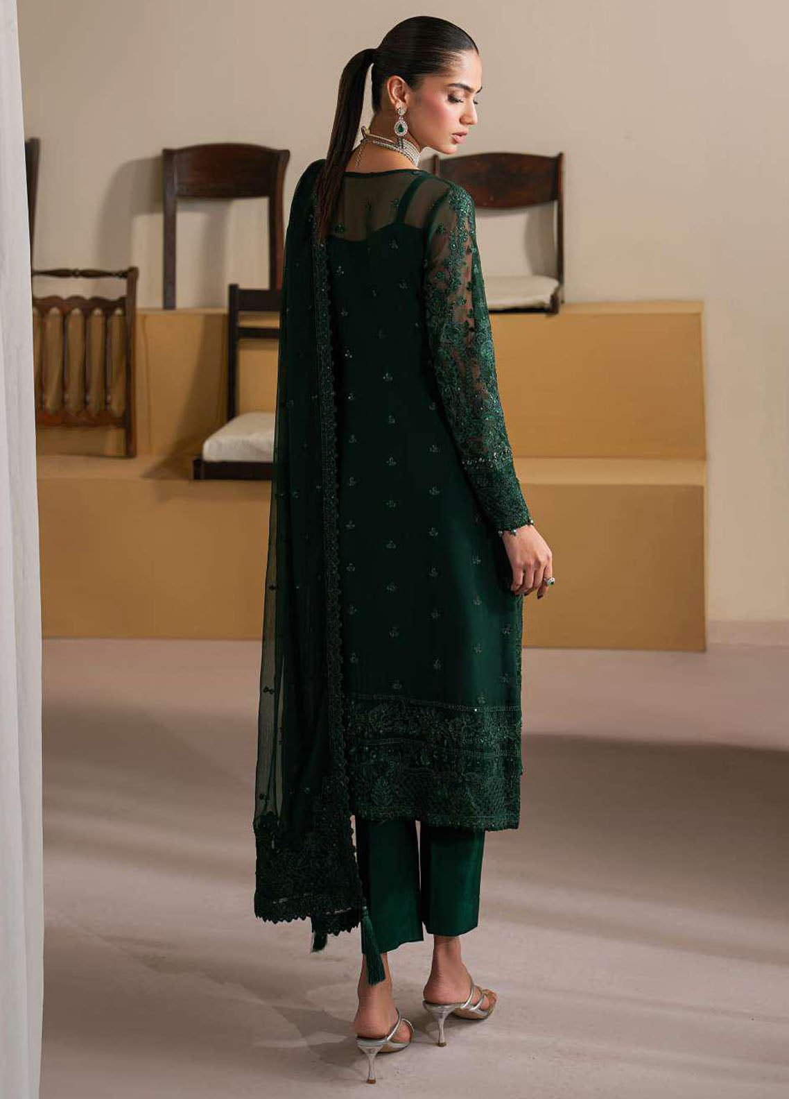 Ayla By Gulaal Embroidered Chiffon 3 Piece Unstitched Suit GL26ALC D-35 AEVA Ayla By Gulaal Embroidered Chiffon 3 Piece Unstitched Suit GL26ALC D-35 AEVA