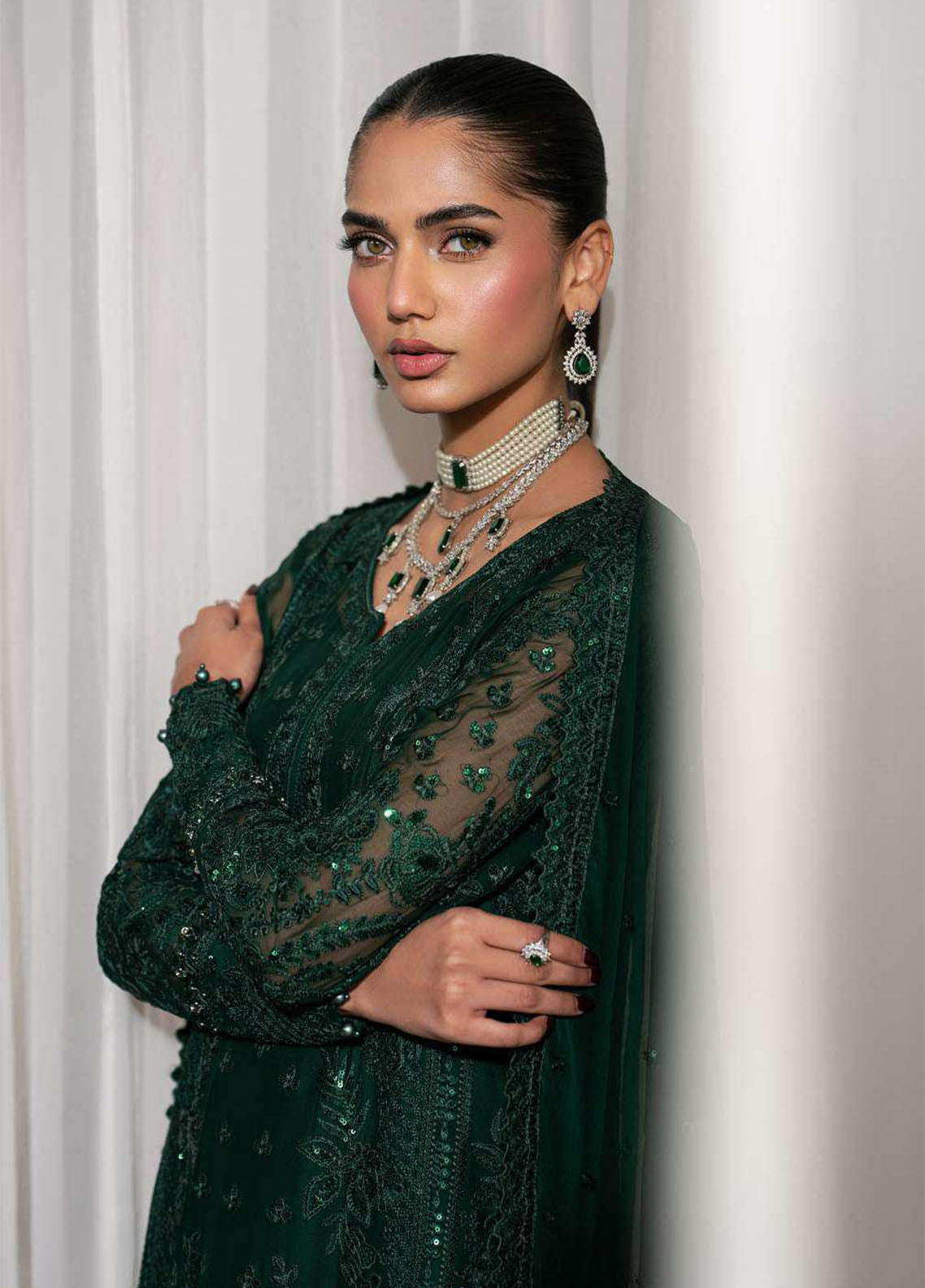 Ayla By Gulaal Embroidered Chiffon 3 Piece Unstitched Suit GL26ALC D-35 AEVA Ayla By Gulaal Embroidered Chiffon 3 Piece Unstitched Suit GL26ALC D-35 AEVA