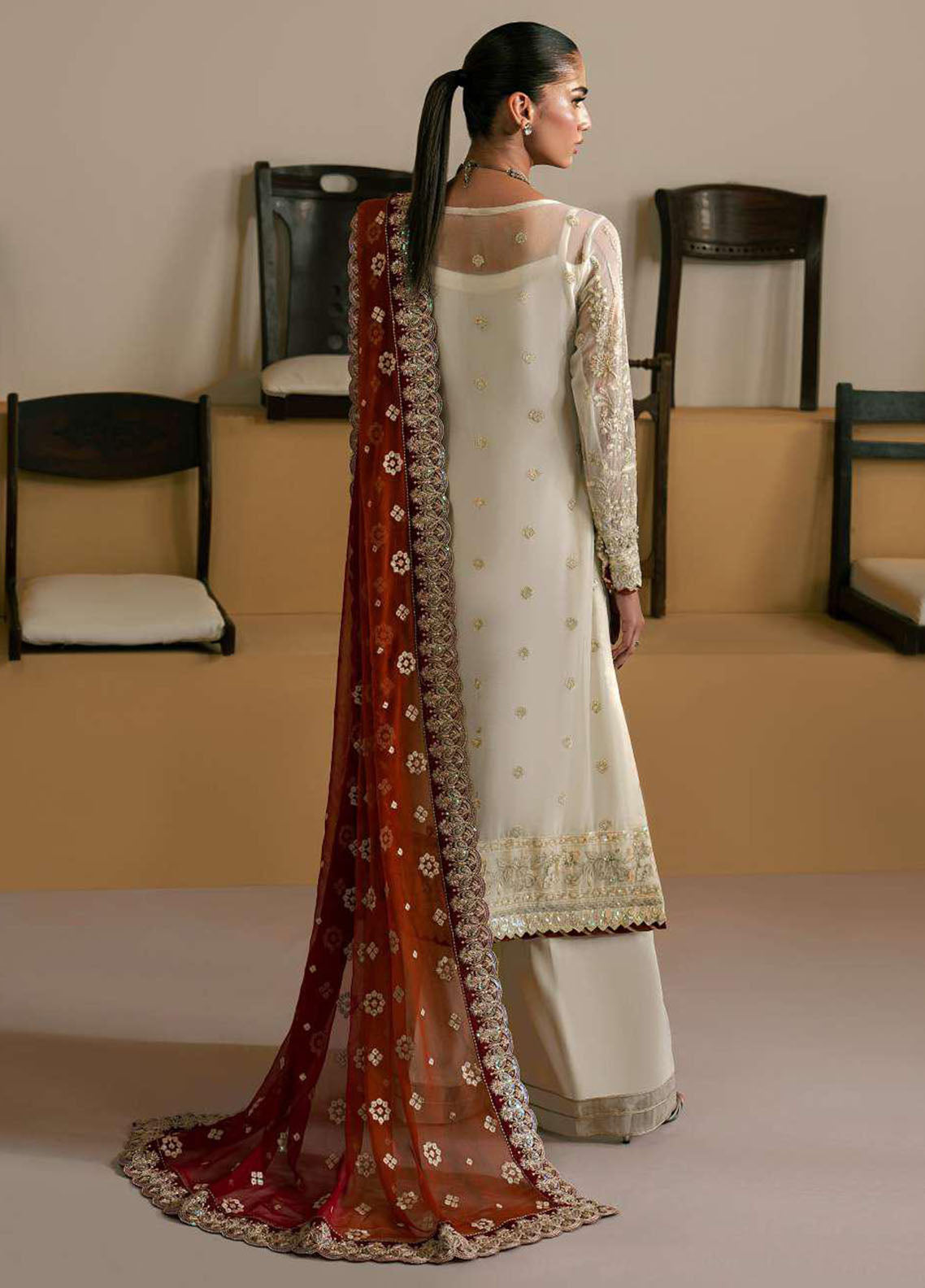 Ayla By Gulaal Embroidered Chiffon 3 Piece Unstitched Suit GL26ALC D-36 IYLA Ayla By Gulaal Embroidered Chiffon 3 Piece Unstitched Suit GL26ALC D-36 IYLA