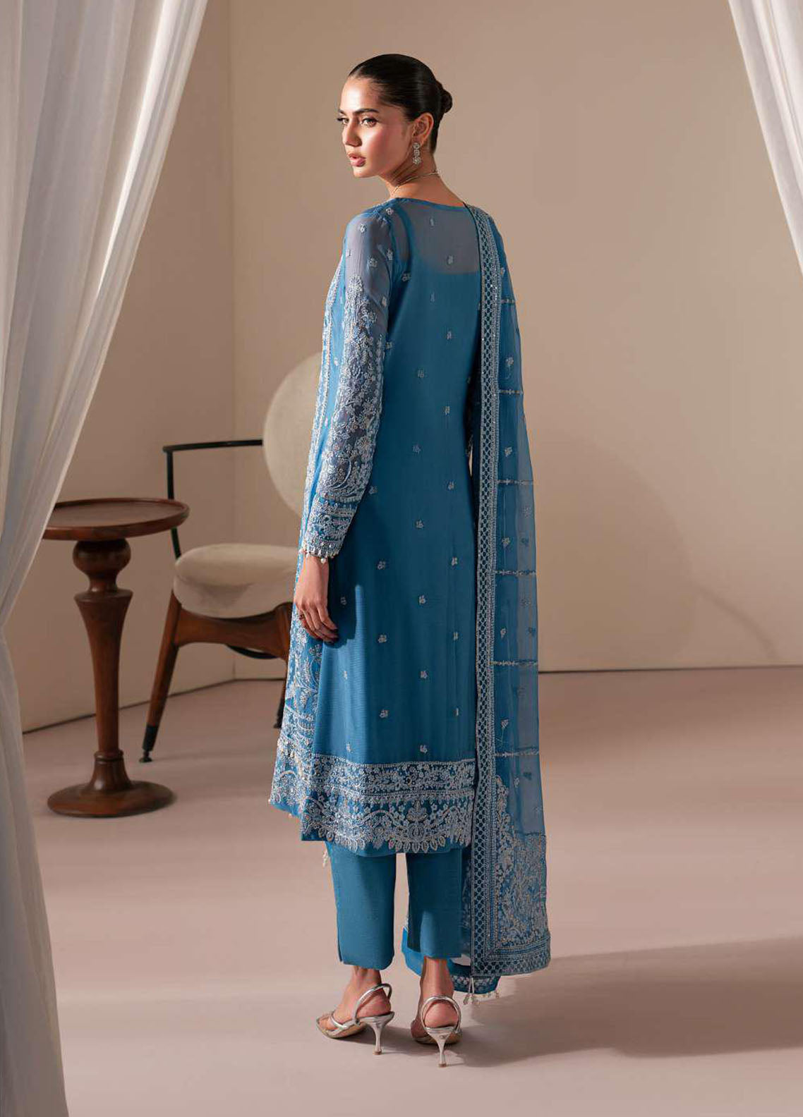 Ayla By Gulaal Embroidered Chiffon 3 Piece Unstitched Suit GL26ALC D-40 SERA Ayla By Gulaal Embroidered Chiffon 3 Piece Unstitched Suit GL26ALC D-40 SERA