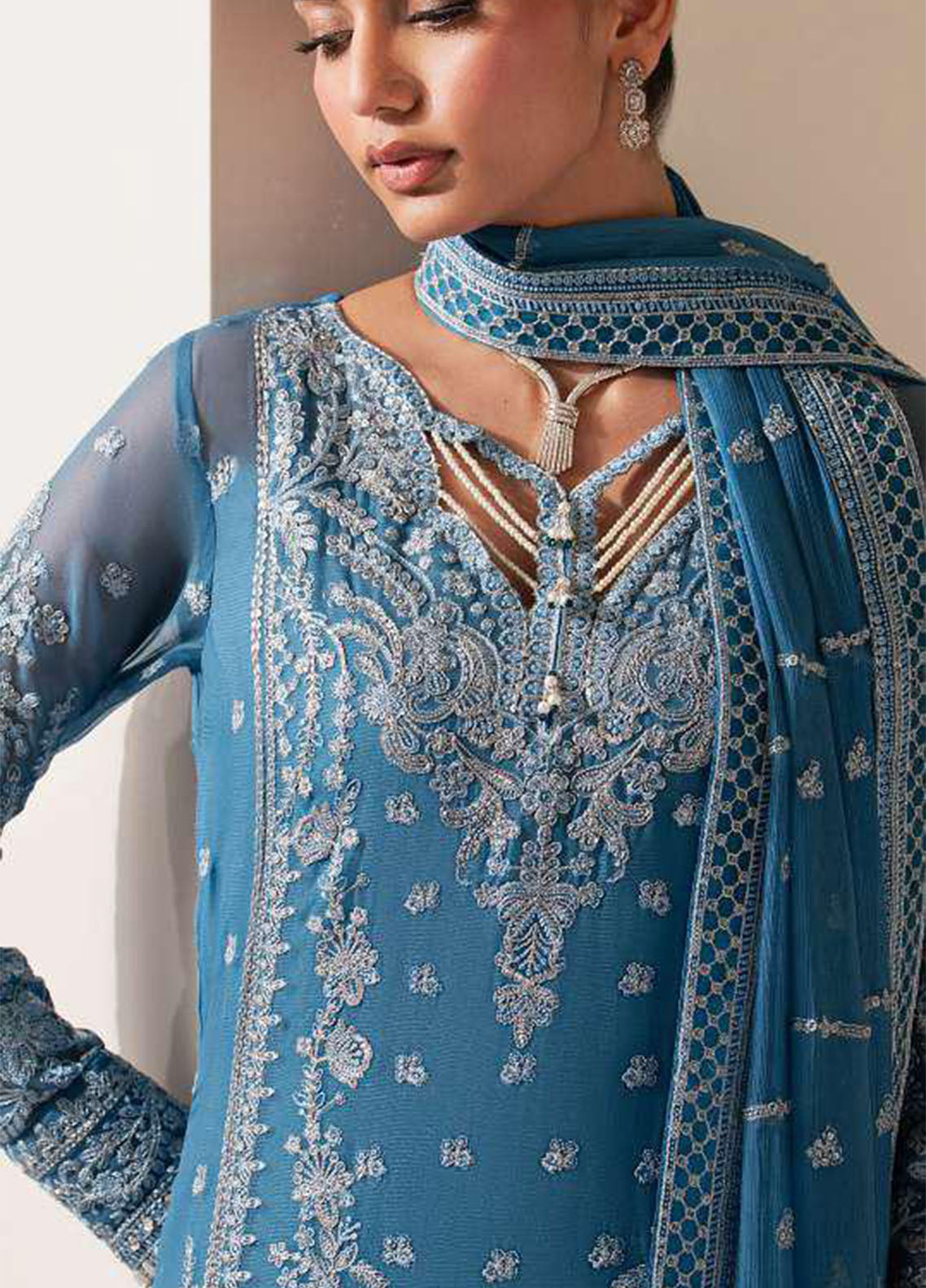 Ayla By Gulaal Embroidered Chiffon 3 Piece Unstitched Suit GL26ALC D-40 SERA Ayla By Gulaal Embroidered Chiffon 3 Piece Unstitched Suit GL26ALC D-40 SERA