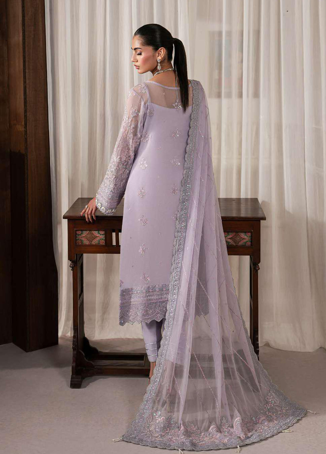 Ayla By Gulaal Embroidered Chiffon 3 Piece Unstitched Suit GL26ALC D-41 ELIA Ayla By Gulaal Embroidered Chiffon 3 Piece Unstitched Suit GL26ALC D-41 ELIA
