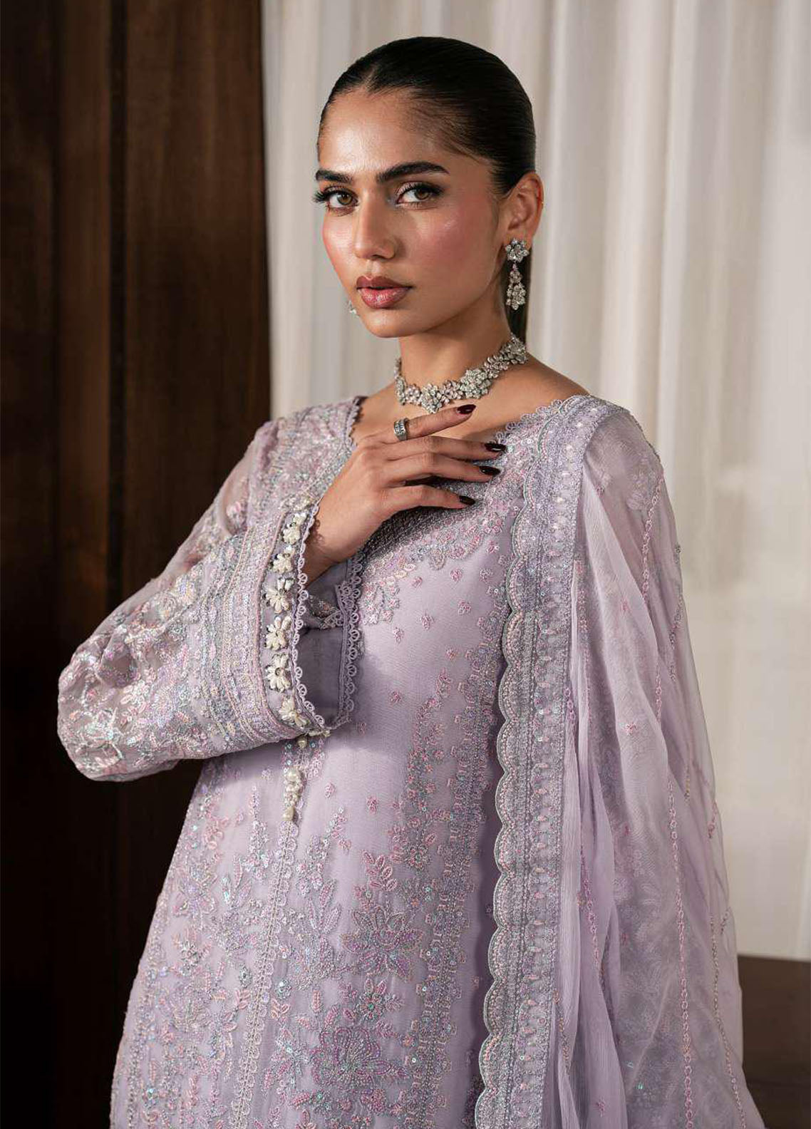 Ayla By Gulaal Embroidered Chiffon 3 Piece Unstitched Suit GL26ALC D-41 ELIA Ayla By Gulaal Embroidered Chiffon 3 Piece Unstitched Suit GL26ALC D-41 ELIA