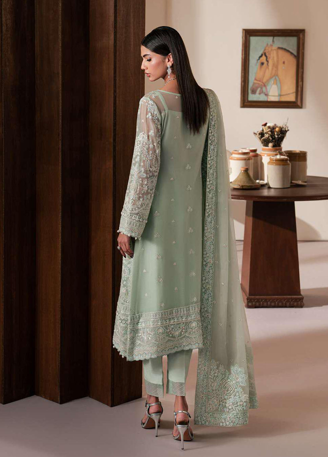Ayla By Gulaal Embroidered Chiffon 3 Piece Unstitched Suit GL26ALC D-42 LISSE Ayla By Gulaal Embroidered Chiffon 3 Piece Unstitched Suit GL26ALC D-42 LISSE
