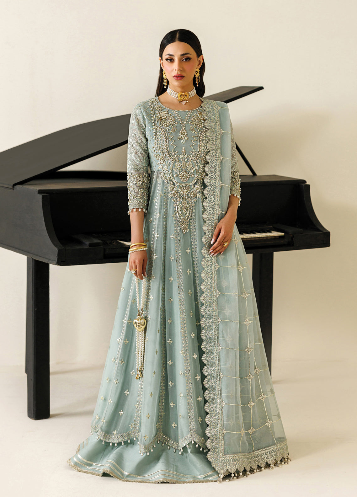 Aymal By Alizeh Fashion Handcrafted Bamber Chiffon 3 Piece Unstitched Suit AF26AHBC D-AF-BHM-4070 SINOOR Aymal By Alizeh Fashion Handcrafted Bamber Chiffon 3 Piece Unstitched Suit AF26AHBC D-AF-BHM-4070 SINOOR
