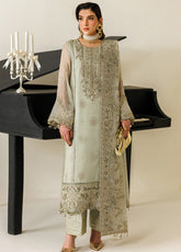 Aymal By Alizeh Fashion Handcrafted Bamber Chiffon 3 Piece Unstitched Suit AF26AHBC D-AF-BHM-4072 JAVI