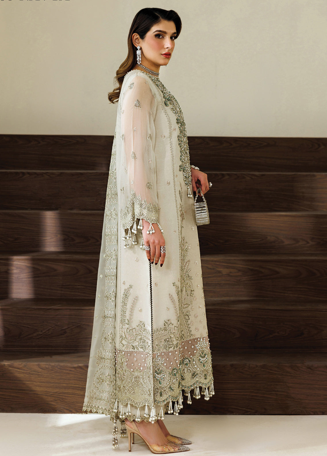 Aymal By Alizeh Fashion Handcrafted Bamber Chiffon 3 Piece Unstitched Suit AF26AHBC D-AF-BHM-4074 NAVYA Aymal By Alizeh Fashion Handcrafted Bamber Chiffon 3 Piece Unstitched Suit AF26AHBC D-AF-BHM-4074 NAVYA