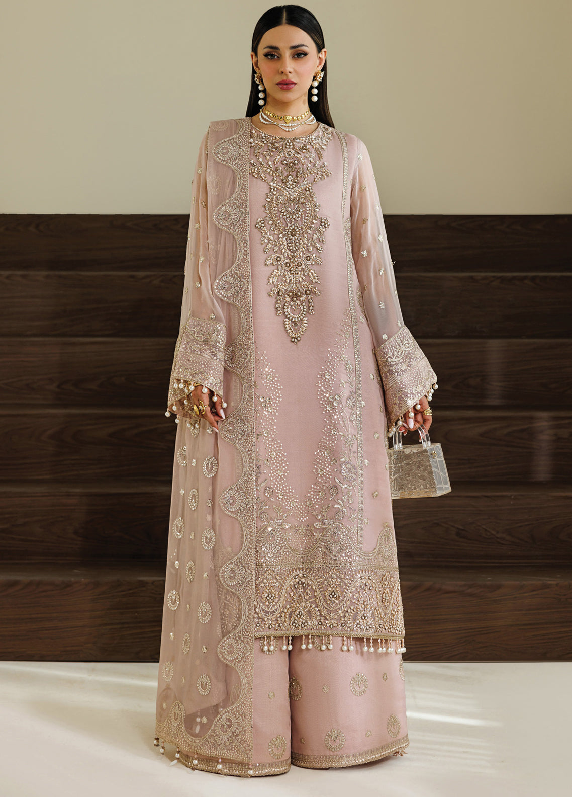 Aymal By Alizeh Fashion Handcrafted Bamber Chiffon 3 Piece Unstitched Suit AF26AHBC D-AF-BHM-4076 REEF Aymal By Alizeh Fashion Handcrafted Bamber Chiffon 3 Piece Unstitched Suit AF26AHBC D-AF-BHM-4076 REEF