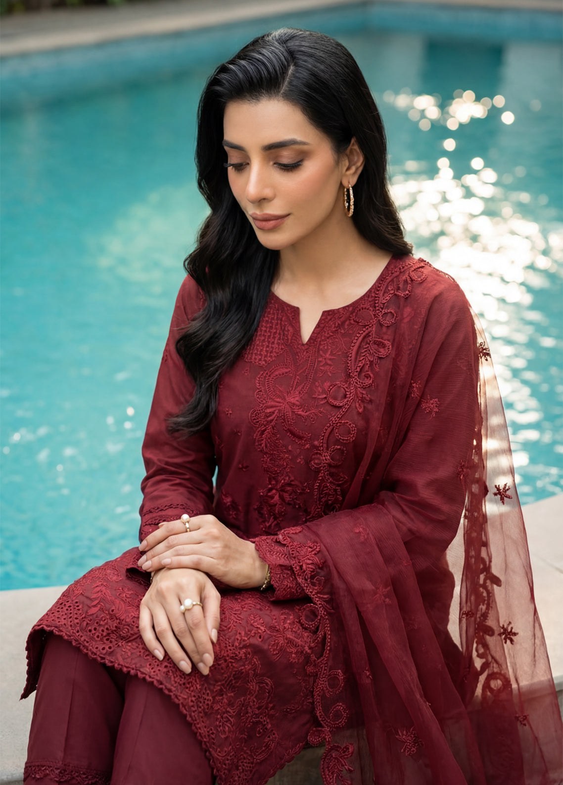 Ayra By Soghat Creation Chikankari Embroidered Lawn 3 Piece Unstitched Suit SC26ACEL D-01 Ayra By Soghat Creation Chikankari Embroidered Lawn 3 Piece Unstitched Suit SC26ACEL D-01