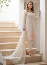 Ayra By Soghat Creation Chikankari Embroidered Lawn 3 Piece Unstitched Suit SC26ACEL D-06