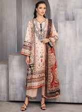 Azalea By Roheenaz Printed Lawn Suits Unstitched 3 Piece - RNZ24APL RNZ-01B