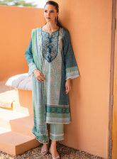 Azalea By Roheenaz Printed Lawn Suits Unstitched 3 Piece - RNZ24APL RNZ-02B