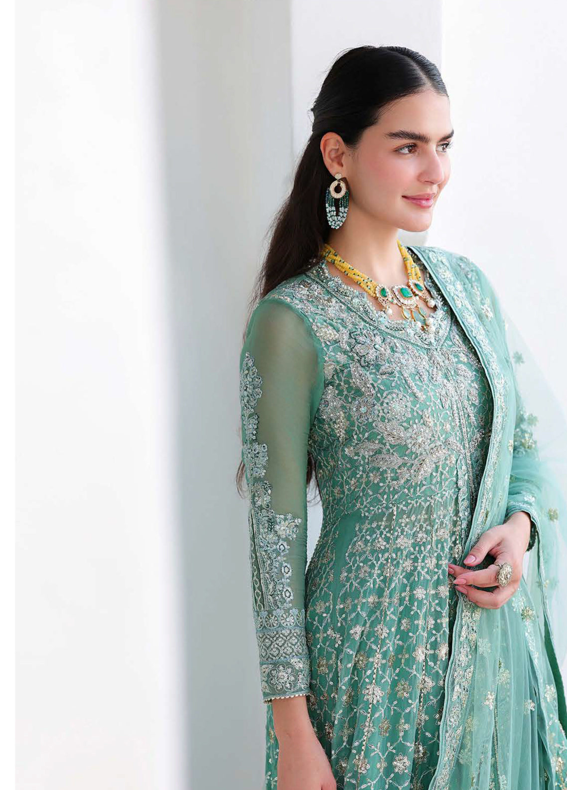 Bachelorette Chronicles By Mushq Embroidered Chiffon 3 Piece Unstitched Suit MQ26BCC D-01 DAZZLING DIVA Bachelorette Chronicles By Mushq Embroidered Chiffon 3 Piece Unstitched Suit MQ26BCC D-01 DAZZLING DIVA