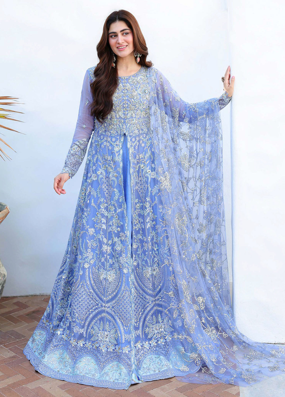 Bachelorette Chronicles By Mushq Embroidered Chiffon 3 Piece Unstitched Suit MQ26BCC D-02 BLUSHING BRIDE Bachelorette Chronicles By Mushq Embroidered Chiffon 3 Piece Unstitched Suit MQ26BCC D-02 BLUSHING BRIDE