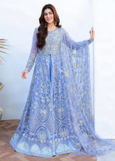 Bachelorette Chronicles By Mushq Embroidered Chiffon 3 Piece Unstitched Suit MQ26BCC D-02 BLUSHING BRIDE