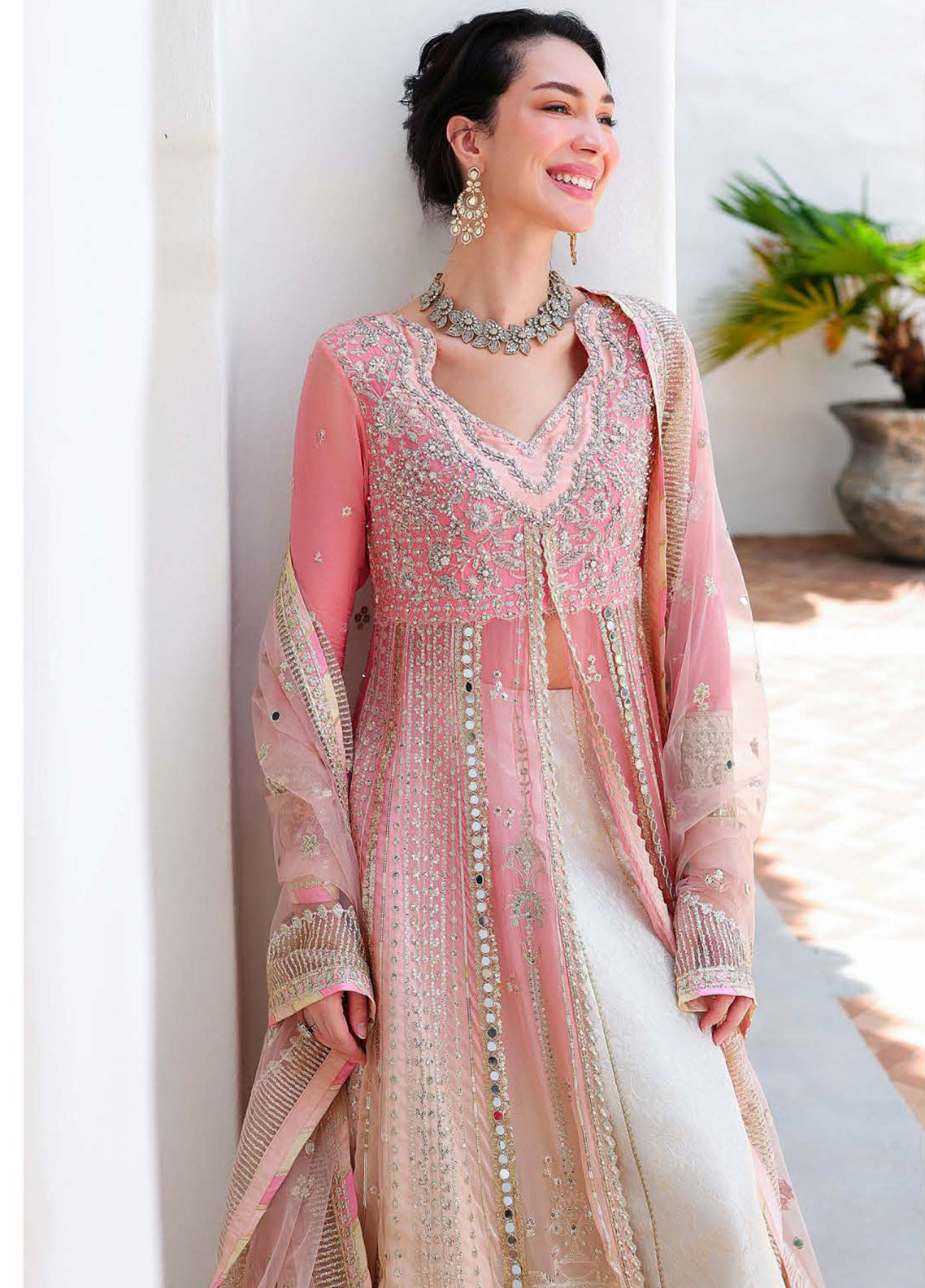 Bachelorette Chronicles By Mushq Embroidered Chiffon 3 Piece Unstitched Suit MQ26BCC D-10 LAST FLING Bachelorette Chronicles By Mushq Embroidered Chiffon 3 Piece Unstitched Suit MQ26BCC D-10 LAST FLING