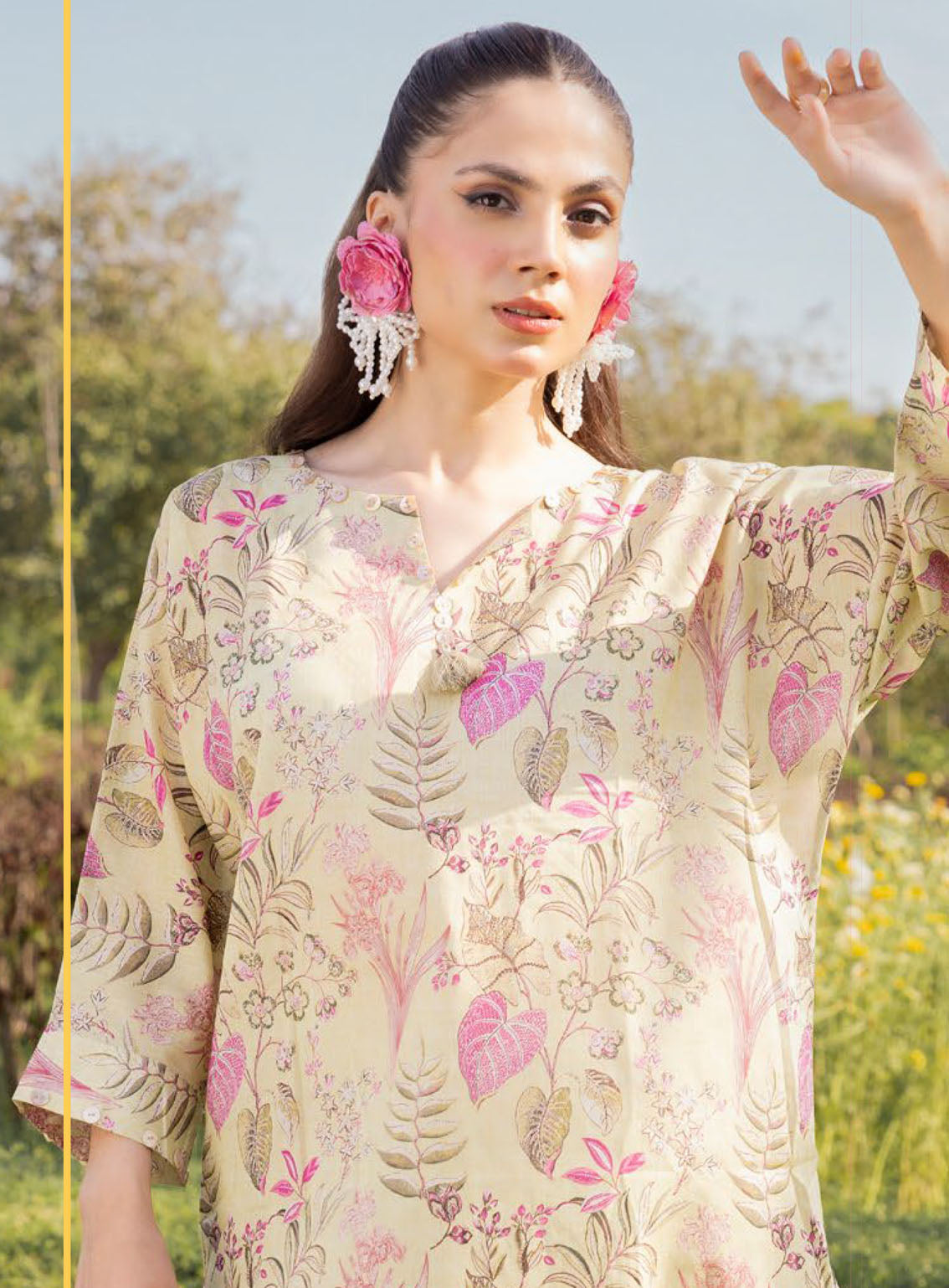 Bage-e-Gul By Gul Ahmed Printed Lawn Unstitched Kurti - GA24BG SL-42079 Bage-e-Gul By Gul Ahmed Printed Lawn Unstitched Kurti - GA24BG SL-42079