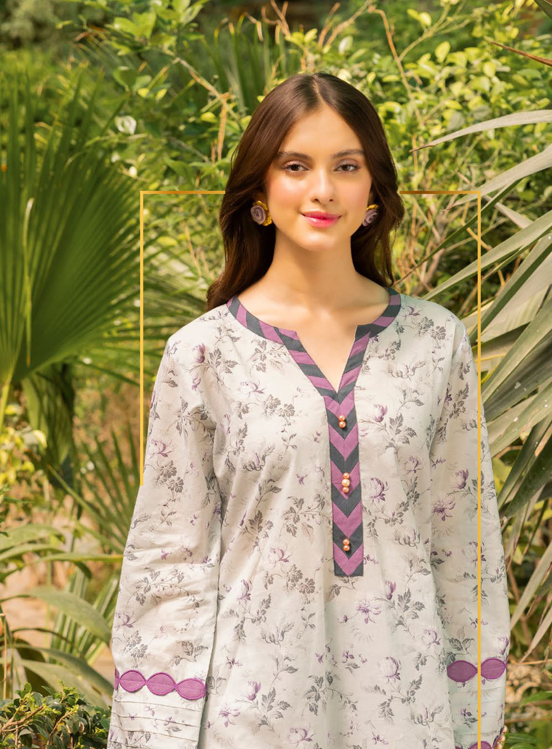 Bage-e-Gul By Gul Ahmed Printed Lawn Unstitched Kurti - GA24BG SL-42085 Bage-e-Gul By Gul Ahmed Printed Lawn Unstitched Kurti - GA24BG SL-42085