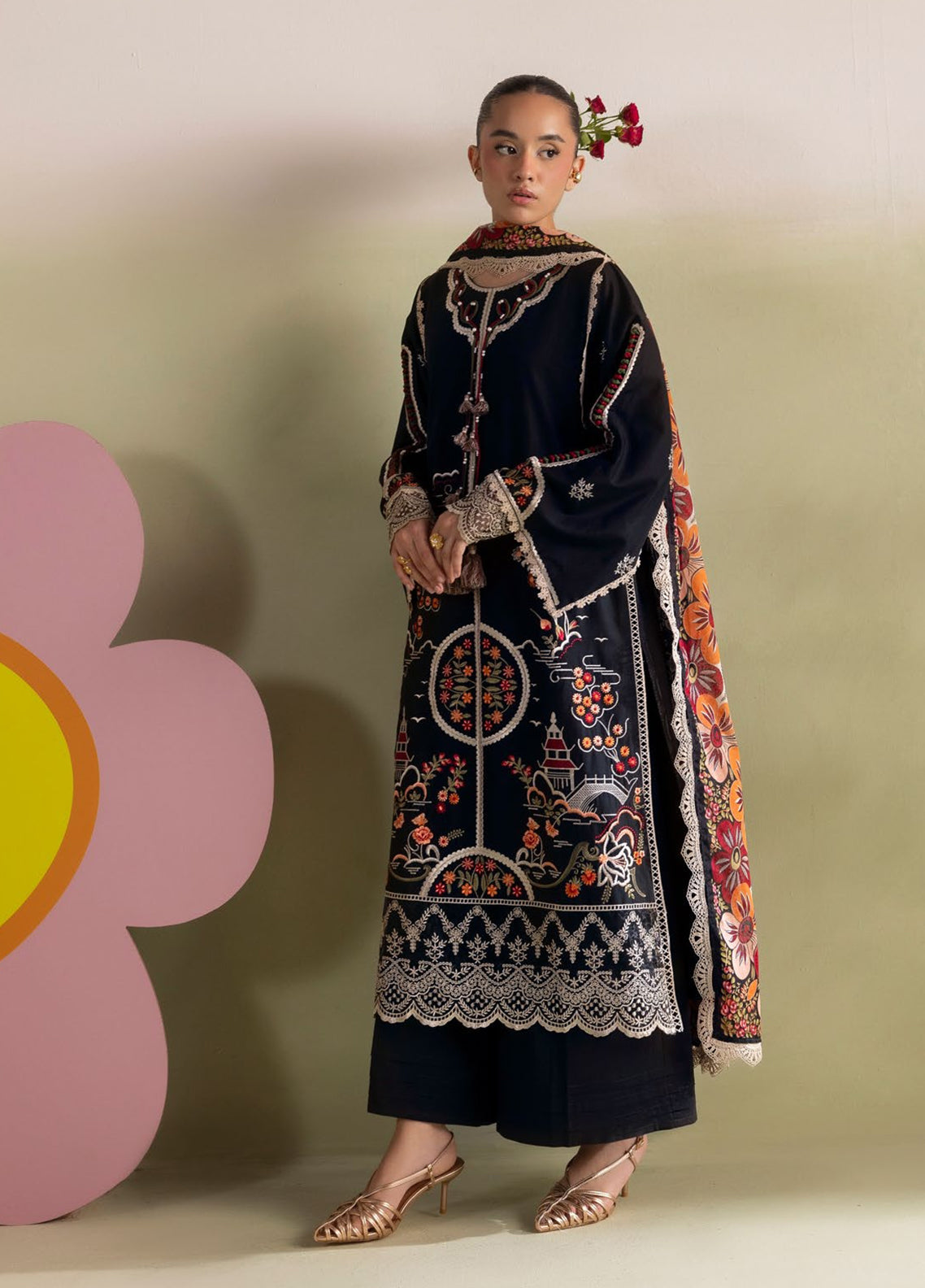 Bagheecha By Gul Ahmed Embroidered Lawn 3 Piece Unstitched Suit GA26BS D-CL-62338 Bagheecha By Gul Ahmed Embroidered Lawn 3 Piece Unstitched Suit GA26BS D-CL-62338