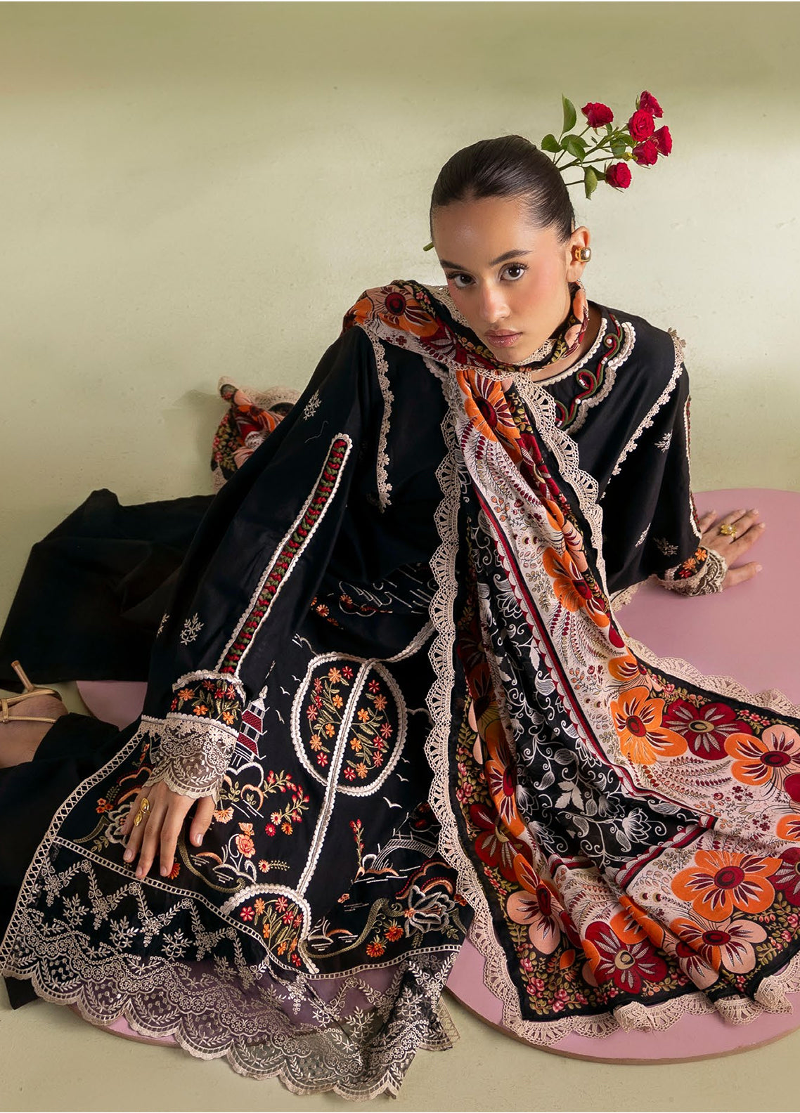 Bagheecha By Gul Ahmed Embroidered Lawn 3 Piece Unstitched Suit GA26BS D-CL-62338 Bagheecha By Gul Ahmed Embroidered Lawn 3 Piece Unstitched Suit GA26BS D-CL-62338