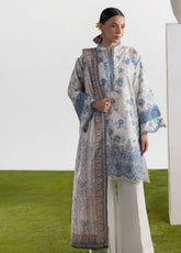 Bagheecha By Gul Ahmed Embroidered Lawn 3 Piece Unstitched Suit GA26BS D-CL-62339