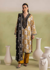 Bagheecha By Gul Ahmed Embroidered Lawn 3 Piece Unstitched Suit GA26BS D-CL-62342